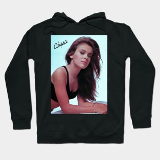 alyssa milano stickers Hoodie